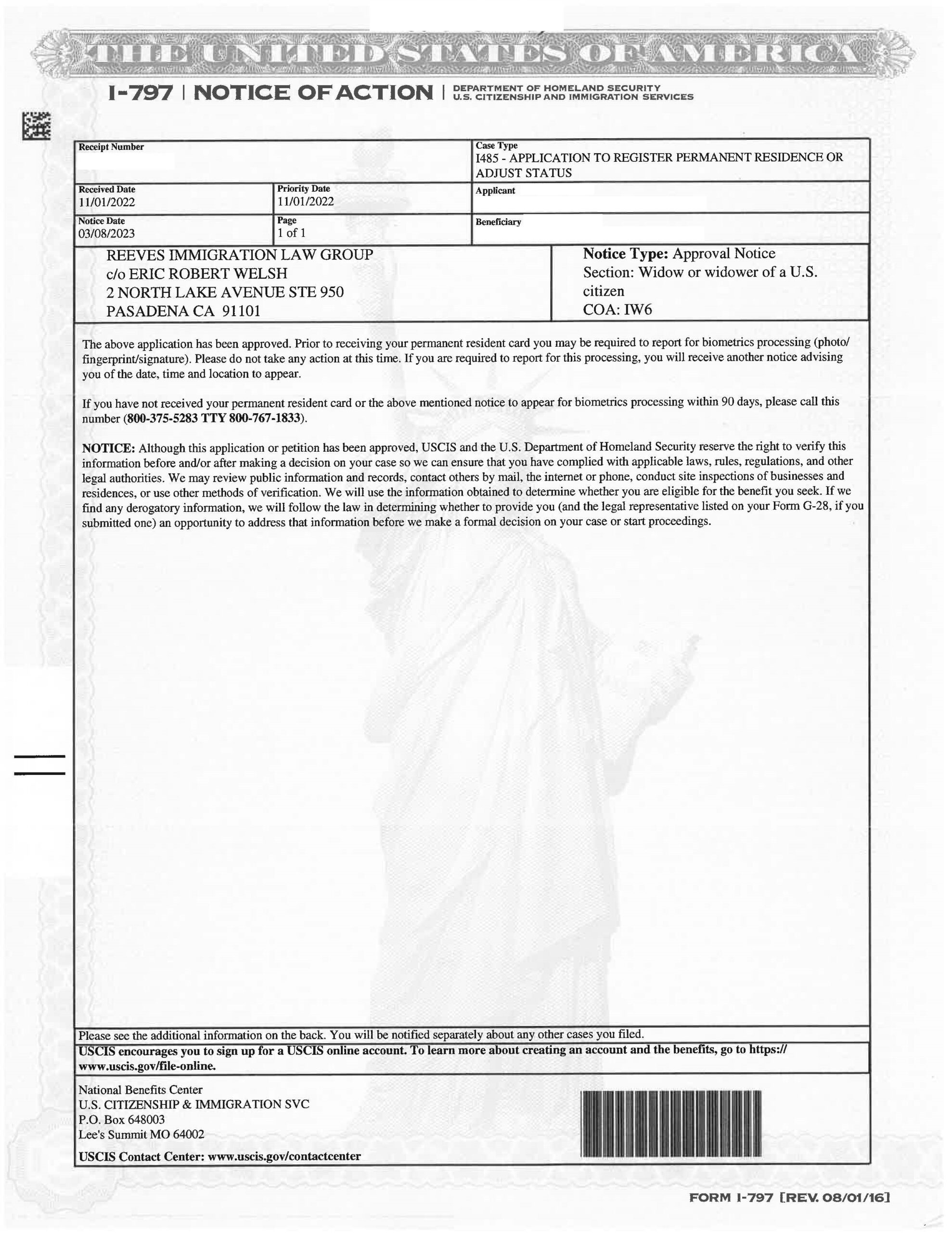 Form I-360 Widow(er) Guide, Explained